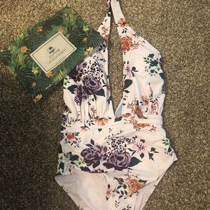 One piece bathing suit